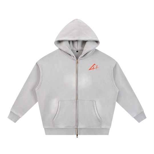 What You Stand For Sunfade Zipper Fleece Hoodie