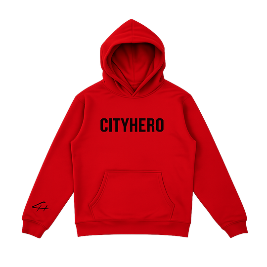 Black On Red CityHero Hoodie