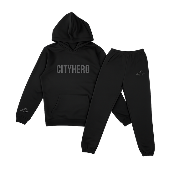 Black CityHero Jogging Suit