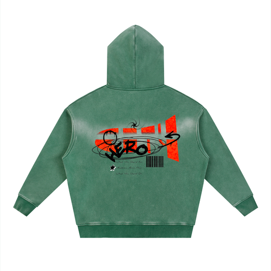 What You Stand For Sunfade Zipper Fleece Hoodie